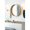 Z-Lite Shannon Wall Sconce, 1-Light, 5.25 In.W x 7.25 In.L x 17 In.H, Rubbed Brass/white 3040-1S-RB - alternate 2